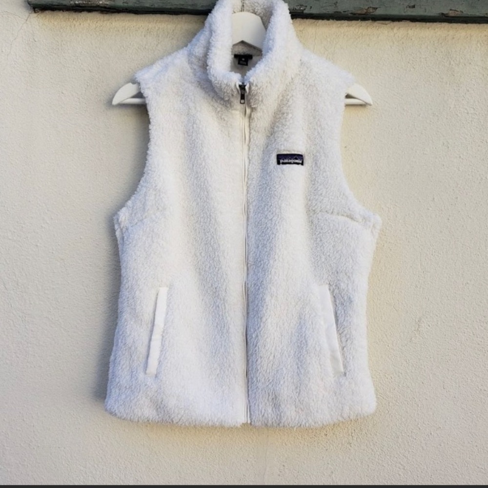 Patagonia White Sherpa Vest